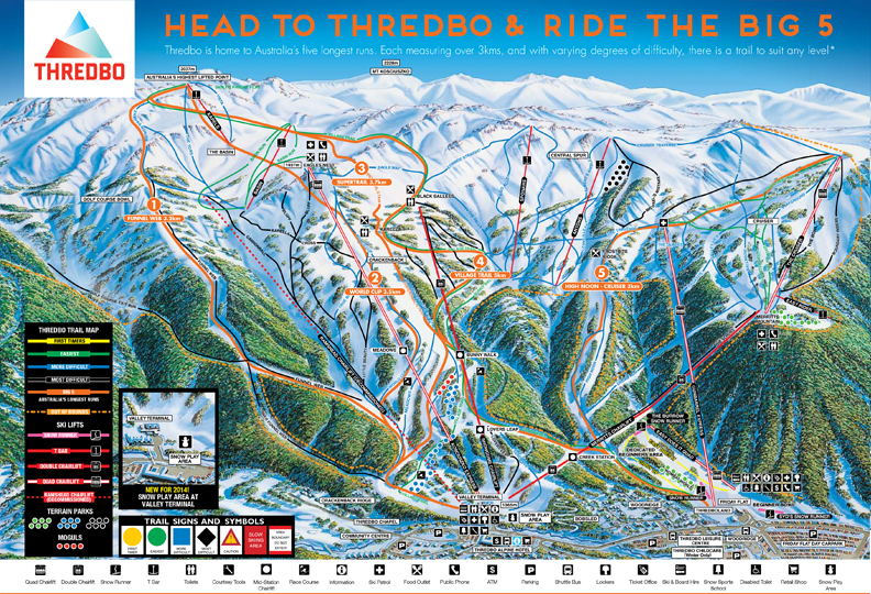 Snowboarding & Skiing In Australia Thredbo Ski Resort