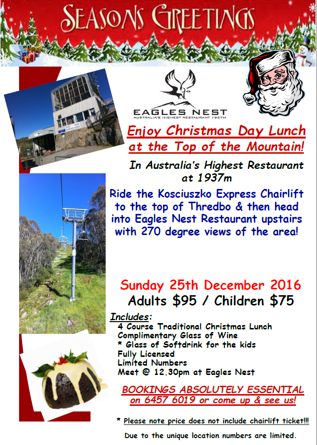Eagles Nest Australia's Highest Restaurant Thredbo Alpine Village