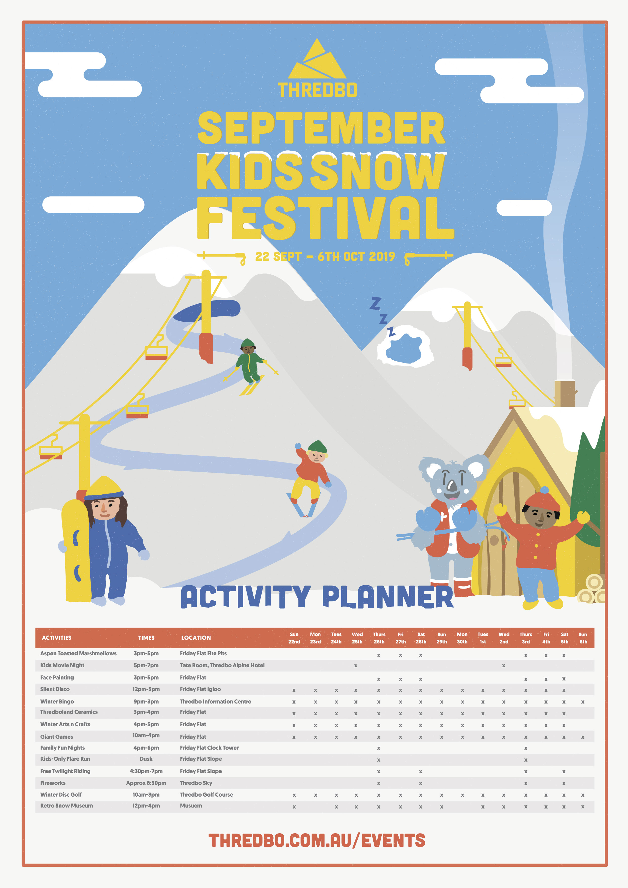 September Kids Snow Festival